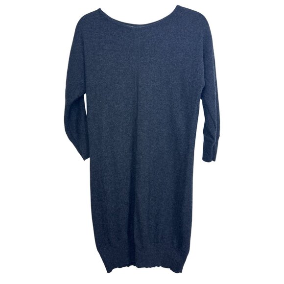 Cynthia Rowley Women's M Two-Ply Cashmere Sweater Dress Gray - Picture 1 of 7